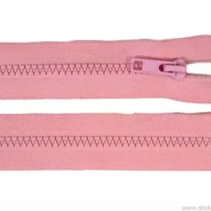 1 Stück Jacken Reißverschluss ROSE - 60cm - teilbar Neuheit