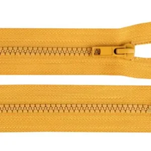 1 Stück Jacken Reißverschluss SENF - 60cm - teilbar Jetzt Zugreifen