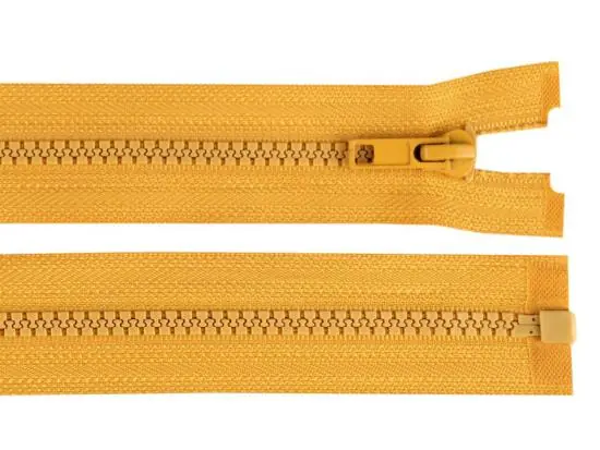 Preis Gesenkt 1 Stück Jacken Reißverschluss SENF – 40cm – teilbar