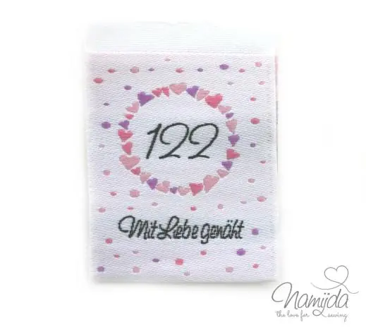 Preis Gesenkt 1 STCK. ♥ NAMIJDA EP GRößENLABELS – GRößE 122 – MÄDCHEN ♥