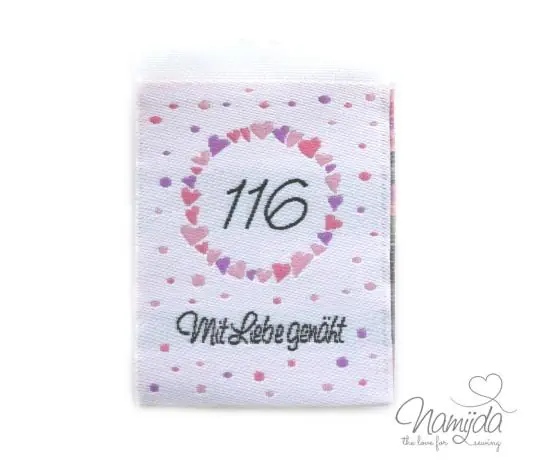 Meistverkauft 1 STCK. ♥ NAMIJDA EP GRößENLABELS – GRößE 116 – MÄDCHEN ♥
