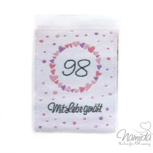 Jetzt Kaufen 1 STCK. ♥ NAMIJDA EP GRößENLABELS - GRößE 98 - MÄDCHEN ♥