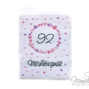 Billig 1 STCK. ♥ NAMIJDA EP GRößENLABELS - GRößE 92 - MÄDCHEN ♥