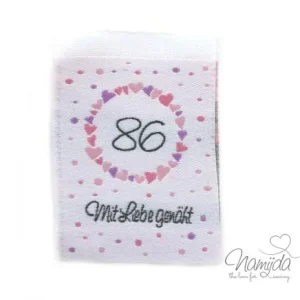 Expressversand 1 STCK. ♥ NAMIJDA EP GRößENLABELS - GRößE 86 - MÄDCHEN ♥