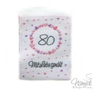 1 STCK. ♥ NAMIJDA EP GRößENLABELS - GRößE 80 - MÄDCHEN ♥ Neu Im Sortiment