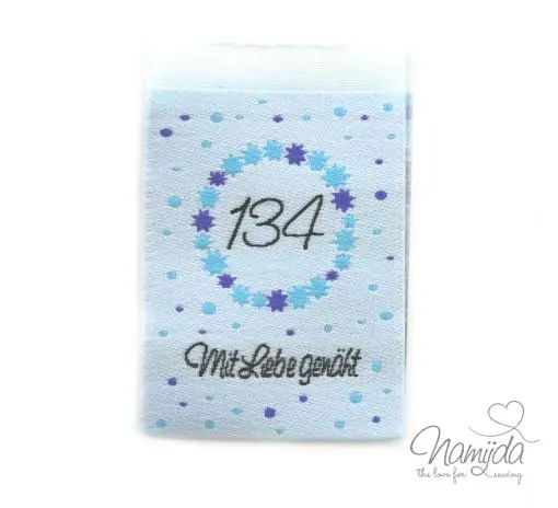 1 STCK. ♥ NAMIJDA EP GRößENLABELS – GRößE 134 – JUNGE ♥ Billig