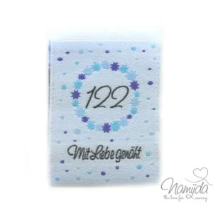 Preisreduziert 1 STCK. ♥ NAMIJDA EP GRößENLABELS - GRößE 122 - JUNGE ♥