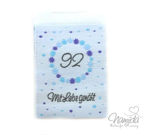 Neuheit 1 STCK. ♥ NAMIJDA EP GRößENLABELS – GRößE 92 – JUNGE ♥