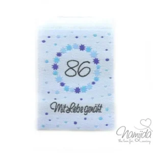 Neue Ware 1 STCK. ♥ NAMIJDA EP GRößENLABELS - GRößE 86 - JUNGE ♥