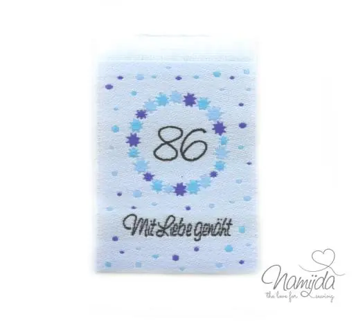 Neue Ware 1 STCK. ♥ NAMIJDA EP GRößENLABELS – GRößE 86 – JUNGE ♥