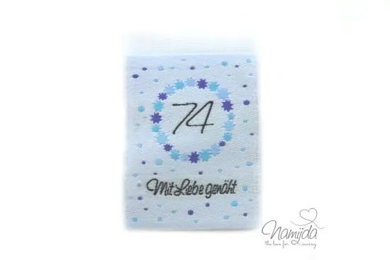 Großhandel 1 STCK. ♥ NAMIJDA EP GRößENLABELS – GRößE 74 – JUNGE ♥