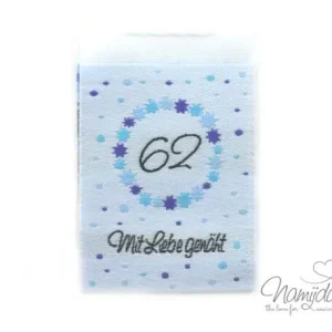 1 STCK. ♥ NAMIJDA EP GRößENLABELS - GRößE 62 - JUNGE ♥ Original