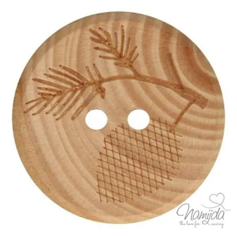 Mengenrabatt 1 Stück WooD BRaNCH – HOLZKNOPF – 18mm