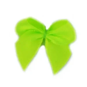 5 ♥ SATIN Schleifchen NEON - GRÜN♥ Beliebt