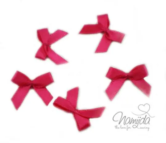 5 ♥ LiTTLE BOWS PiNK – 19x16mm ♥ Begrenztes Angebot