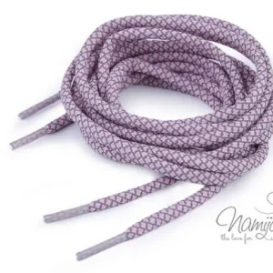 Jetzt Kaufen 1 STCK. a´1,20 MTR. ♥ REFLEKTIERENDE HOODIE KORDEL FLIEDER - 5mm ♥