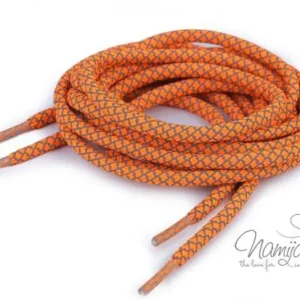 Sonderaktion 1 STCK. a´1,20 MTR. ♥ REFLEKTIERENDE HOODIE KORDEL ORANGE - 5mm ♥