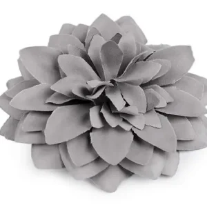 Gleich Bestellen 1 Stck. ♥ XL FLOWER BRoSCHE - GRau - 12,5cm ♥
