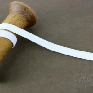 1 MTR. Soft Gummiband 5mm - WeiSS Bestseller