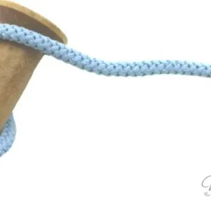 1 MTR. ♥ Geflochtene Hoodie Kordel HeLLBLAU 8mm ♥ Mega-Angebot