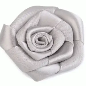 Abverkauf 1 Stck. ♥ SATIN RoSE - GRau - 5,5cm ♥