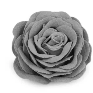 1 Stck. ♥ RoSENBLüTE GRau - 4cm ♥ Finale Aktion