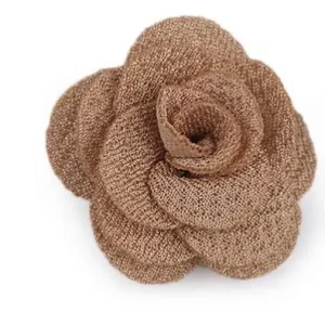 Heißes Angebot 1 Stck. ♥ RöSCHEN - TAUPE - 3cm ♥