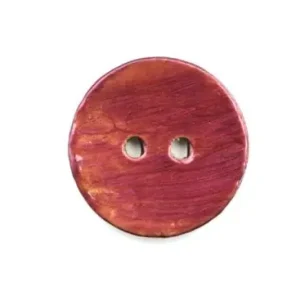 Exklusiv 1 Stück ♥ VINTAGE KOKOSKNOPF PINK- 35mm - HOLZKNOPF ♥