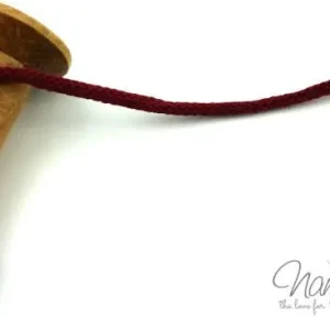 1 MTR. ♥ SuPER WeiCHE Hoodiekordel BORDEAUX- 5mm ♥ Online Kaufen