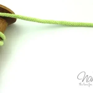 1 MTR. ♥ SuPER WeiCHE Hoodiekordel LIME- 5mm ♥ Markenprodukt