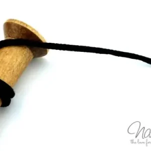 1 MTR. ♥ SuPER WeiCHE Hoodiekordel SCHWARZ- 5mm ♥ Sofort Bestellen