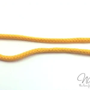 1 MTR. ♥ Geflochtene Hoodie Kordel GELB 8mm ♥ Nur Heute
