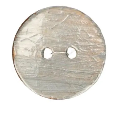 1 Stück ♥ VINTAGE KOKOSKNOPF HeLLGRau – 27mm – HOLZKNOPF ♥ Wochenendangebot