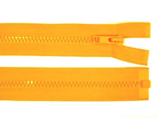 Ab Werk 1 Stück Jacken Reißverschluss Gelb – 80cm – teilbar