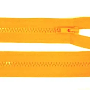 1 Stück Jacken Reißverschluss Gelb - 70cm - teilbar Nur Heute