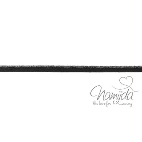 1 MTR. ♥ GLITZER LUREX PASPELBAND SCHWARZ/SILBER Geprüft