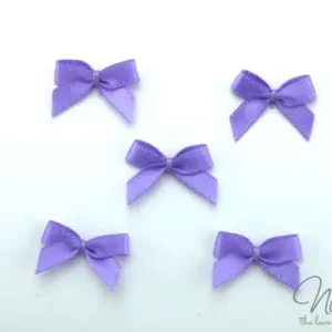 5 ♥ LiTTLE BOWS HellLila - 19x16mm ♥ Solange Der Vorrat Reicht