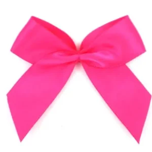 Abverkauf 1 Stück - XL SATIN SCHLeife - PINK - 6,5cm