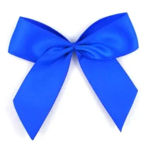 1 Stück - XL SATIN SCHLeife - ROYAL BLau - 6,5cm Angebot