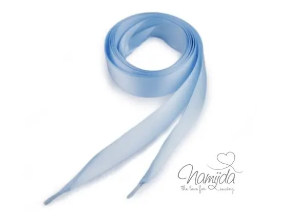 Limited Edition 1 Stck. SATINBAND HELLBLAU – 110cm lang!