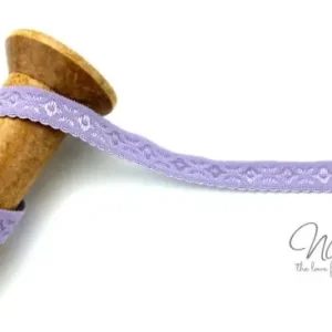 Angebot 1 MTR. ♥ JACQUARD Einfassband - FLIEDER - Schrägband♥