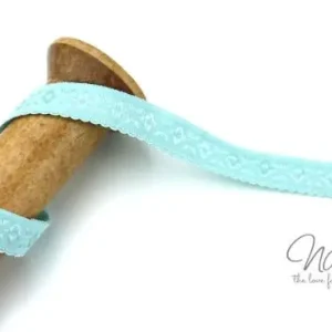 1 MTR. ♥ JACQUARD Einfassband - MINT - Schrägband♥ Kracherpreis