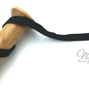 Saisonangebot 1 MTR. ♥ JACQUARD Einfassband - SCHwARZ - Schrägband♥