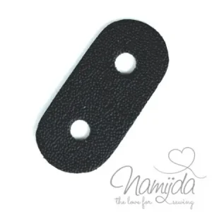 Meistverkauft 1 STÜCK KORDELSToPPER AuS KuNSTLEDER - SCHwARZ