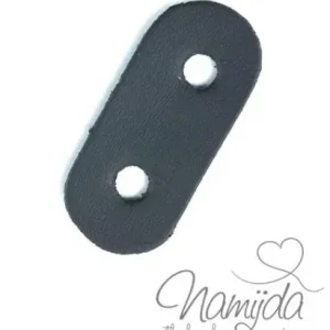 1 STÜCK KORDELSToPPER AuS KuNSTLEDER - GRAU Jetzt Zugreifen