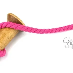 1 MTR. ♥ Gedrehte, weiche Hoodie Kordel - PINK - 8mm ♥ Rabatt