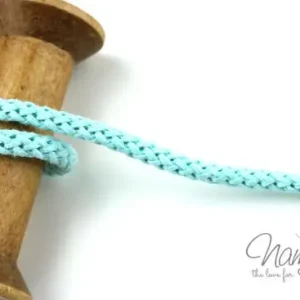 Jetzt Bestellen 1 MTR. ♥ Geflochtene Hoodie Kordel MINT 8mm ♥