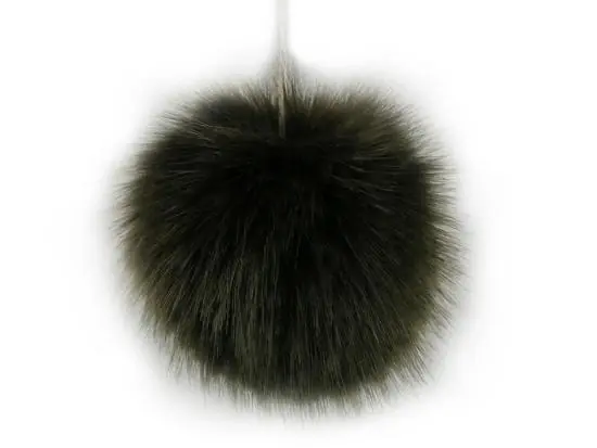 Kostenloser Versand 1 Stück FeLLbommel – Bommel KHaKI – 8cm