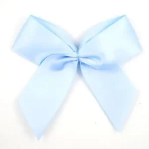 Rabatt 1 Stück - XL SATIN SCHLeife - HeLLBLau - 6,5cm