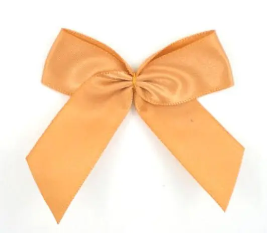 Neue Ware 1 Stück – XL SATIN SCHLeife – ANTIK GoLD – 6,5cm